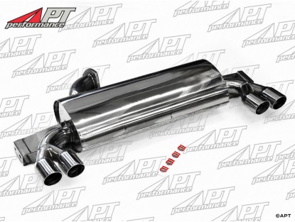 ANSA stainless rear exhaust Ferrari 328 / Mondial