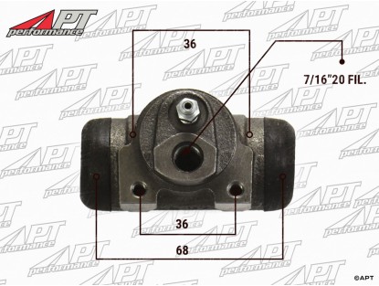 Rear wheel brake cylinder Ferrari / Maserati