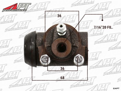 Front wheel brake cylinder set (2) Ferrari / Maserati