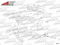 Fork rear lower wishbone 275 / 365 GTB4