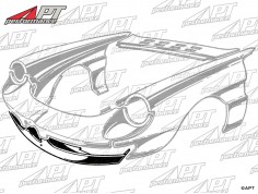 Front panel lower part 1300 1750 Duetto Spider