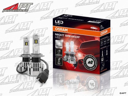 Set Osram Night breaker 12V LED H7 - LED