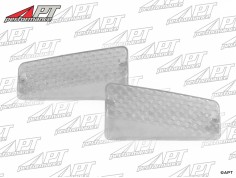 Set (2) turn signal lenses white Lancia Stratos / Dino