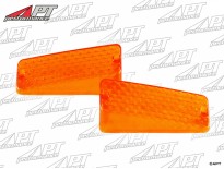 Set (2) turn signal lenses orange Lancia Stratos / Dino