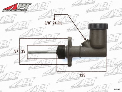 Clutch master cylinder Lamborghini Miura / 400 / 350