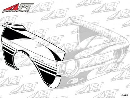 Front fender 1300 - 1600cc GT 1. series right