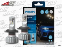 Set Philips Pro6000 12V LED Pro H4 - LED Boost