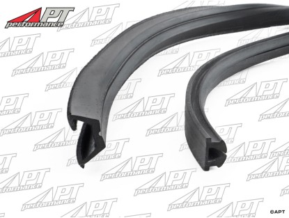 Quarterlight window seal set left + right Lamborghini Jarama