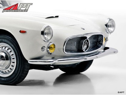 Lens for fog lamp yellow Maserati 125mm