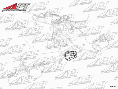 Distributor cap Maserati Biturbo 1. series (with 1 coil)