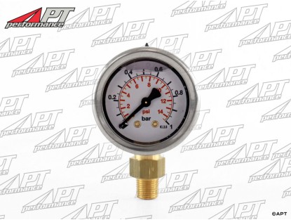 Fuel gauge Malpassi 0-1 Bar for King Filter