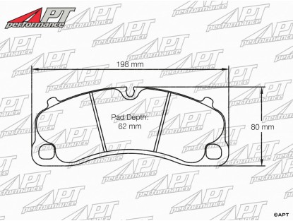 Brake pads front Pagid Sport  Porsche S4924 RSL29
