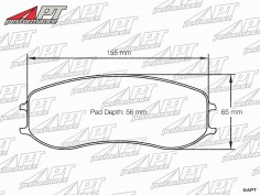 Brake pads front Pagid Racing S4928	RSL 1 2