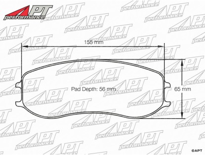 Brake pads front Pagid Racing S4928	RSL 1