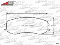 Brake pads front Pagid Racing S4928	RSL 1
