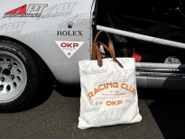 Shopper bag OKP Racing Club off white / orange