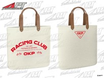 Shopper bag OKP Racing Club off white / red