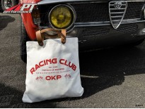 Shopper bag OKP Racing Club off white / red