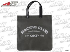 Shopper bag OKP Racing Club army green / blue steel