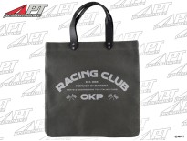 Shopper bag OKP Racing Club army green / blue steel