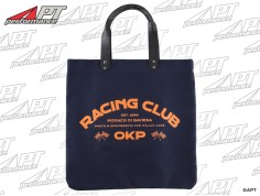Shopper bag OKP Racing Club sea blue / sunset orange