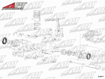 Kit Crankshaft seals Maserati V8 - cylinder