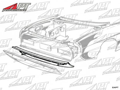 Lower rear panel inner Fastback Spider 70 - 89