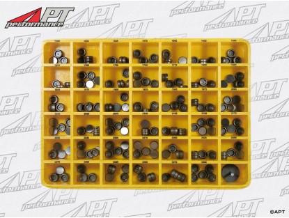 Kit De Pastilles De Soupape AHL – 47 Pièces – Diam. 7,48 Mm – Épaisseur 1,20 à 3,50 Mm – Compatible SV650, CBR, Ninja, Etc.