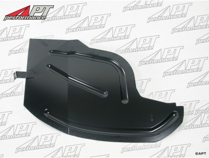 Splash guard for wheel well front Alfetta GTV left