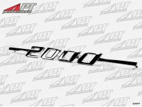 Script "2000" for trunk GTV Bertone