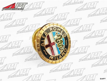 Alfa Romeo Milano enamel pin 15mm