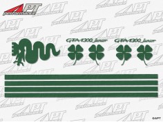 Set decals Alfa Romeo GTA (green)