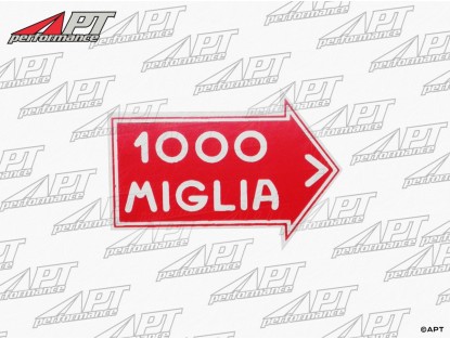 Sticker Mille Miglia 4cm