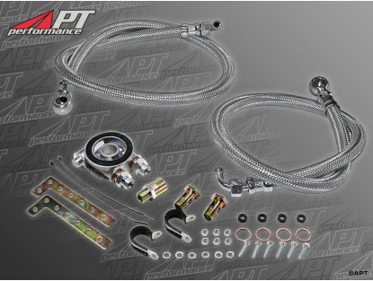 Attachment kit  for oil cooler (with thermostat)