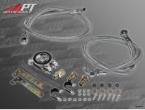 Attachment kit  for oil cooler (with thermostat)