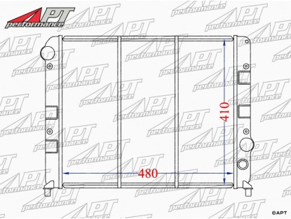 Radiator new Alfa 75 2.0 TS -  2.5 - 3.0 V6 -  164 2.0 TS