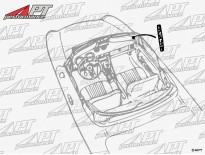 Alfa Spider front scuttle panel / wing rubber seal right / left