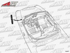 Spider front scuttle -  wing gasket left