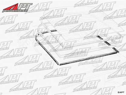 Trunk lid rubber seal Montreal vulcanized