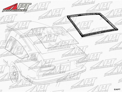 Rear screen rubber seal Alfetta GTV (without insert)