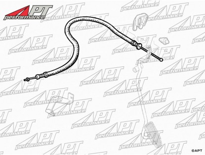 Throttle cable Alfa 75 2,5 - 3,0 V6 -  ES30 SZ -  RZ Zagato