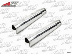 Set (2) stainless steel rear end seal trims 750 -  101...