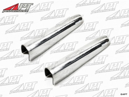 Set (2) stainless steel rear end seal trims 750 -  101 Spider