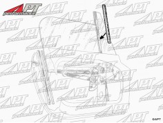 Front triangle window gasket set 750 -  101 Giulietta Spider