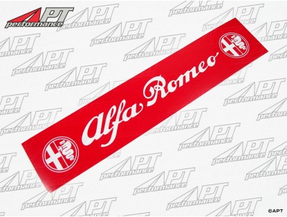 Sticker Battery red "Alfa Romeo" 24cm x 5cm