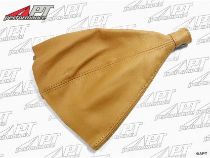 Gear lever gaiter leather tan Spider 85 - 93