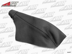 Hand brake covering leather black Spider 86 - 93