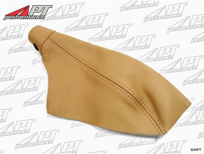 Hand brake covering leather tan Spider 86 - 93