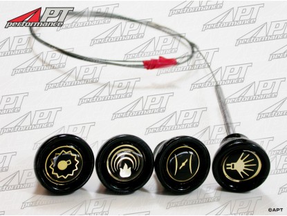 Set dashboard knobs 750 -  101 Giulietta (gold)