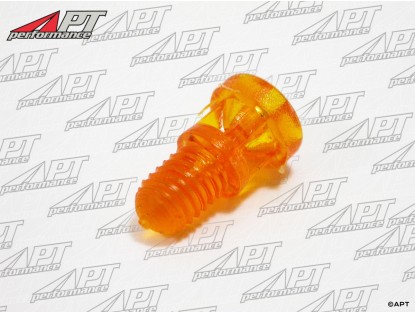 Front signal lens screw yellow Spider 83 - 93 -  GTV - 6  80